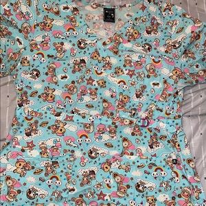tokidoki by Koi Medium size scrub top
